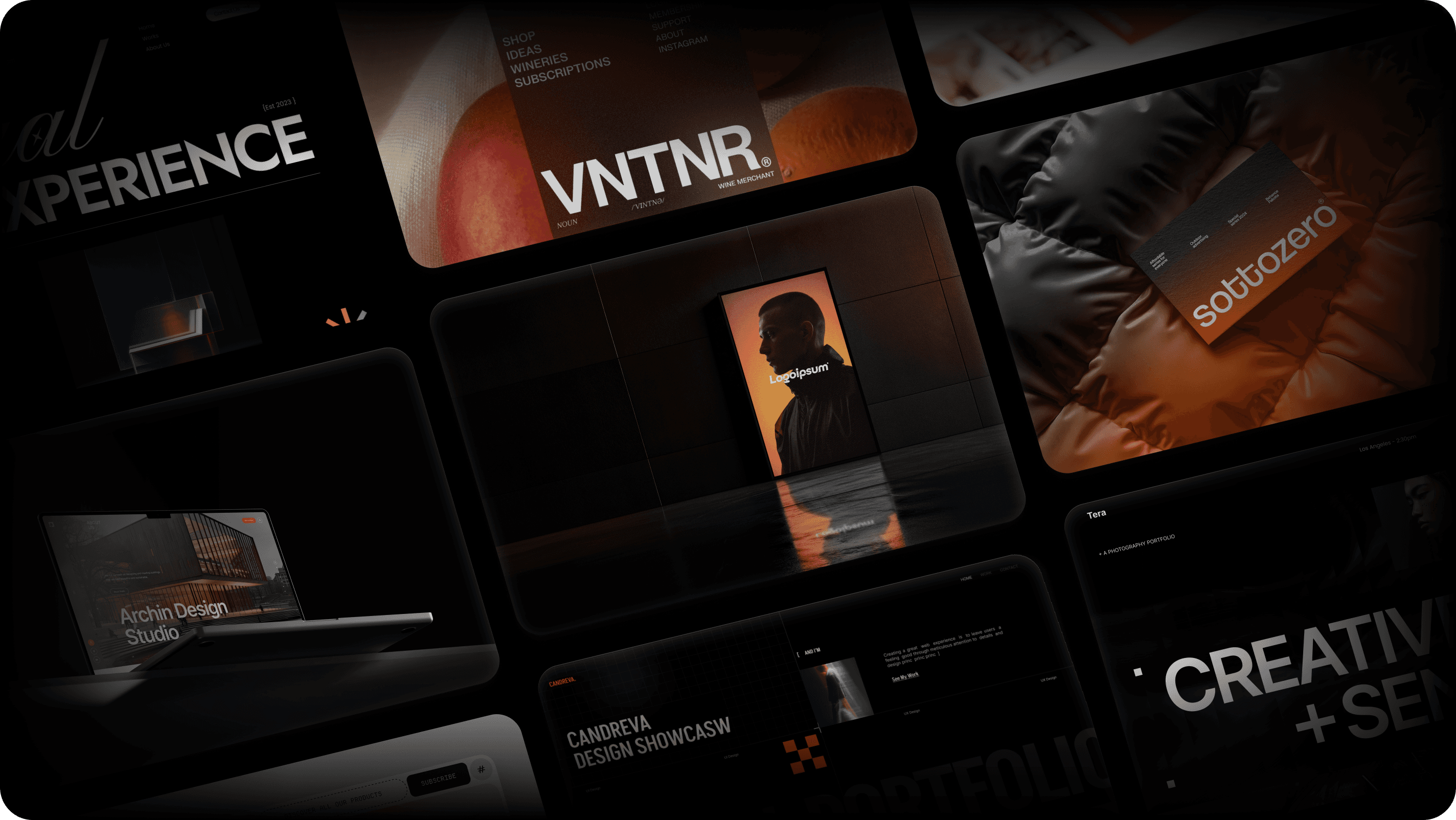 Abstract technology workspace